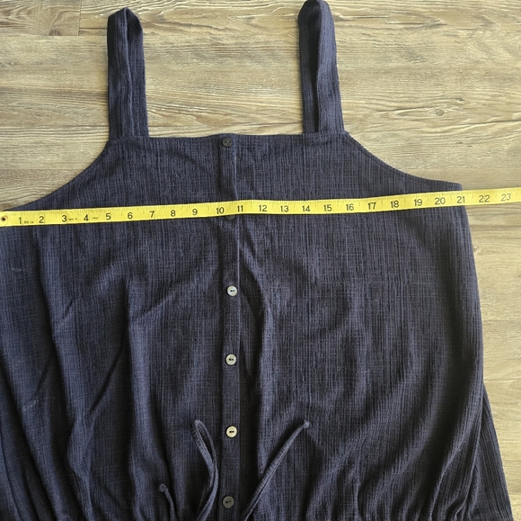 LOFT Outlet Navy Button-Front Tank • NWT • Size XL 💙 - Picture 3 of 8